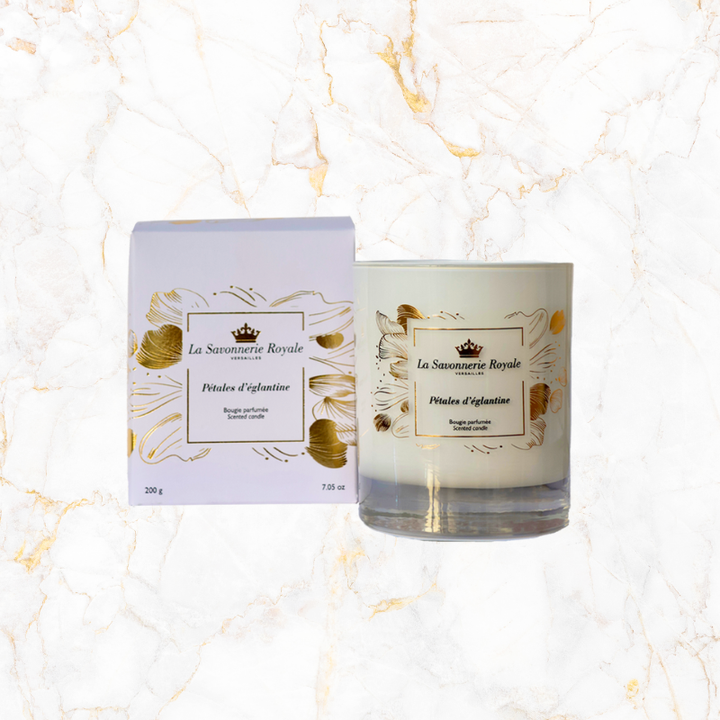 Bougie sublimation Pétales d'églantine