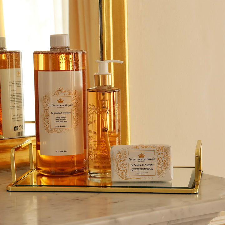 Savon liquide en verre Le bassin de Neptune