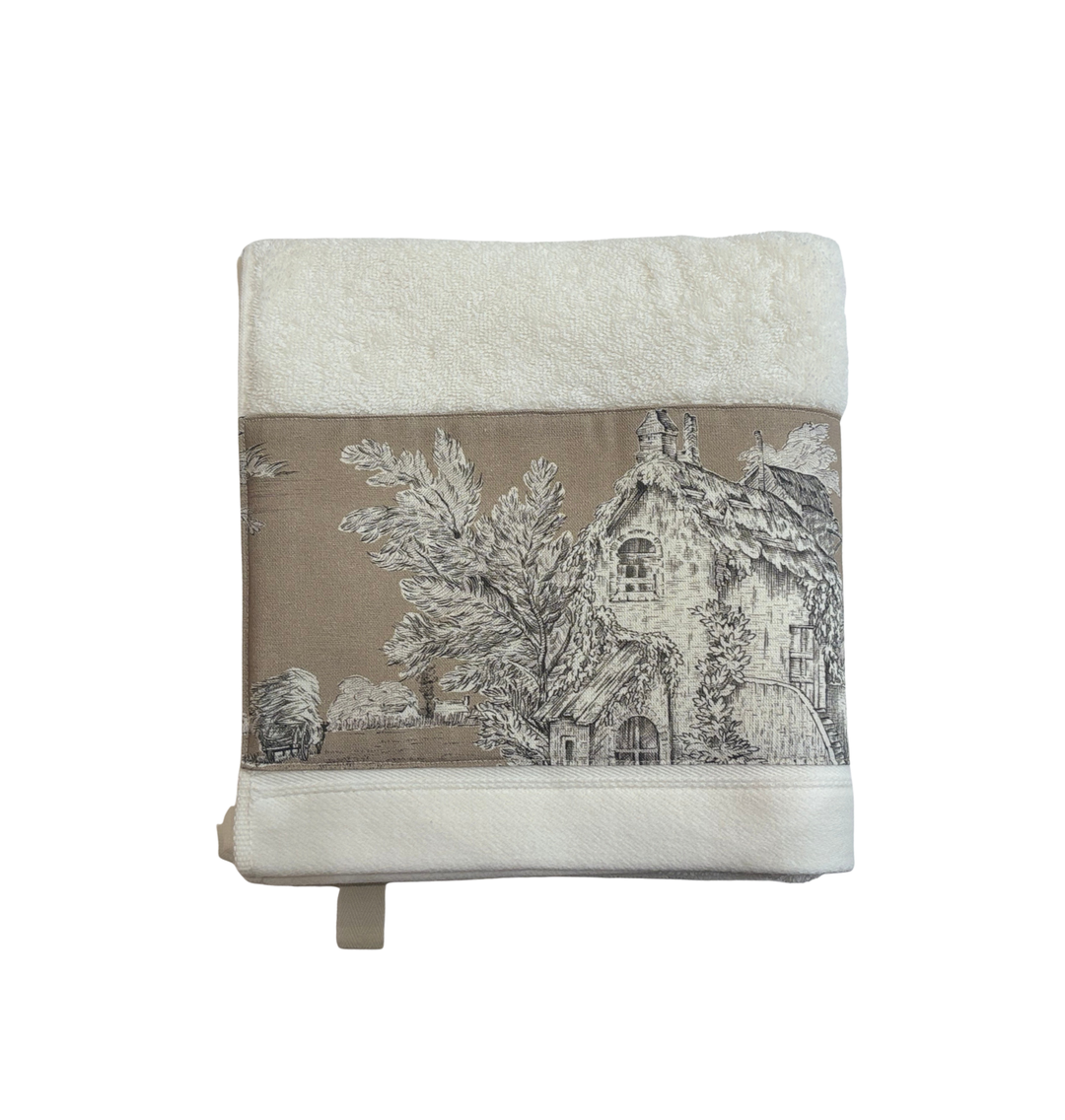 LINGE DE BAIN - COLLECTION PASTORALE MOKA