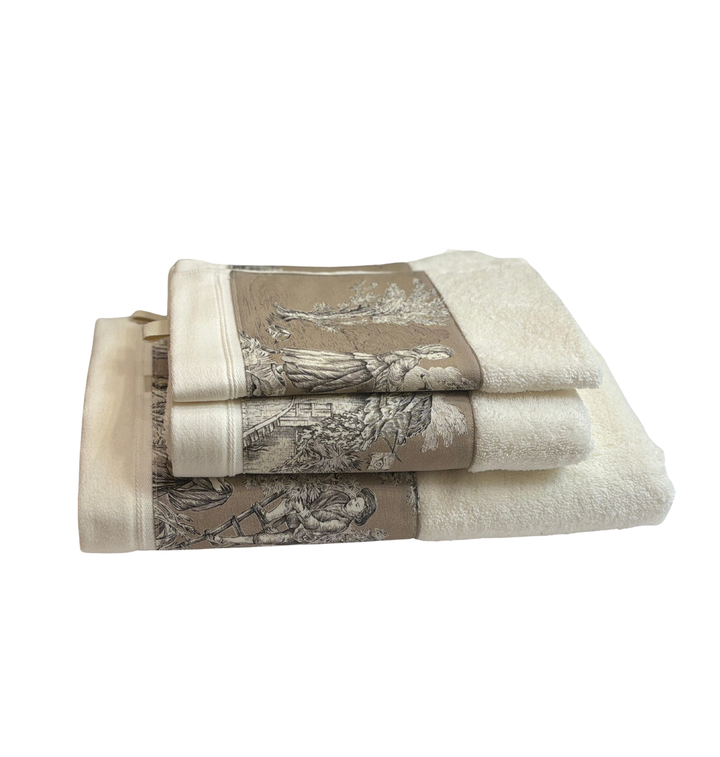LINGE DE BAIN - COLLECTION PASTORALE MOKA