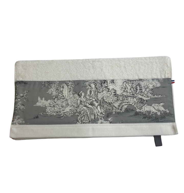 LINGE DE BAIN - COLLECTION PASTORALE GRIS