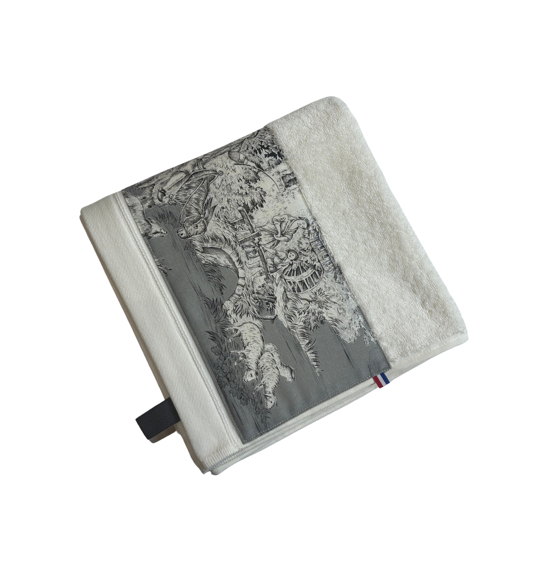 LINGE DE BAIN - COLLECTION PASTORALE GRIS