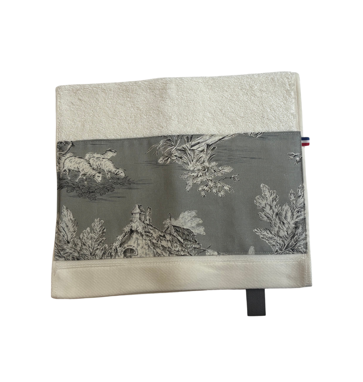 LINGE DE BAIN - COLLECTION PASTORALE GRIS