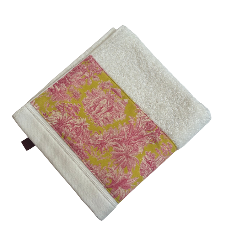 SERVIETTE DE BAIN - MINI MAHARANI ROSE ANIS