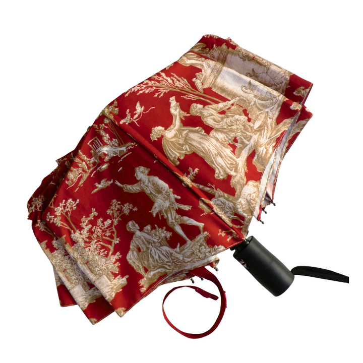 LE NOMADE - LE PARAPLUIE ROUGE AU MOTIF TOILE DE JOUY