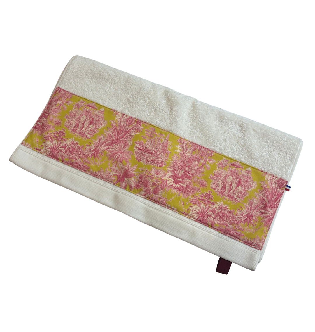SERVIETTE DE BAIN - MINI MAHARANI ROSE ANIS