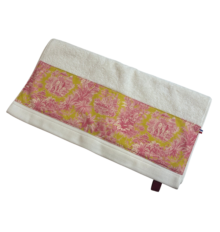 SERVIETTE DE BAIN - MINI MAHARANI ROSE ANIS