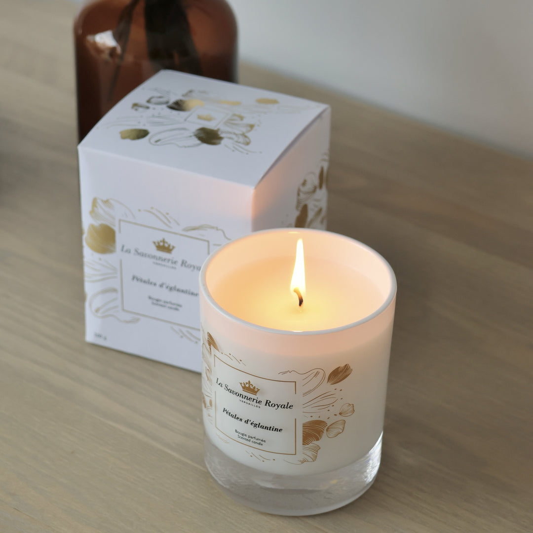 Bougie sublimation Pétales d'églantine
