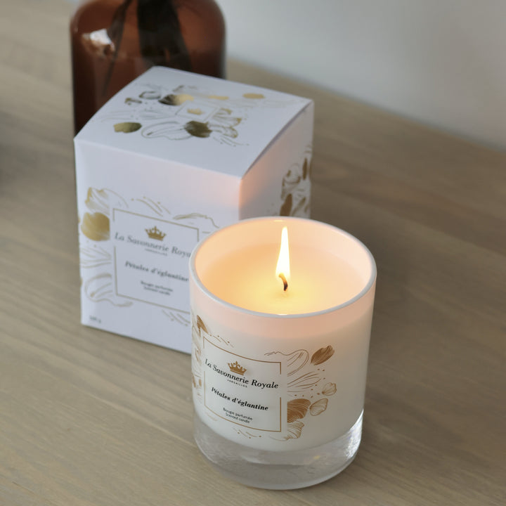 Bougie sublimation Pétales d'églantine