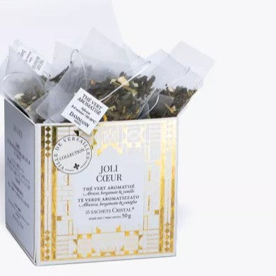 Joli cœur  Thé vert Abricot, Bergamote, Vanille